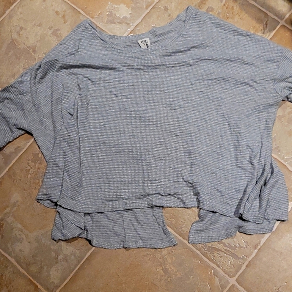 We the free loose open back tshirt